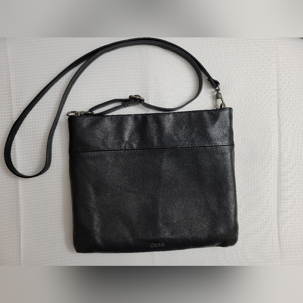 The Sak Leather Black Crossbody Bag
